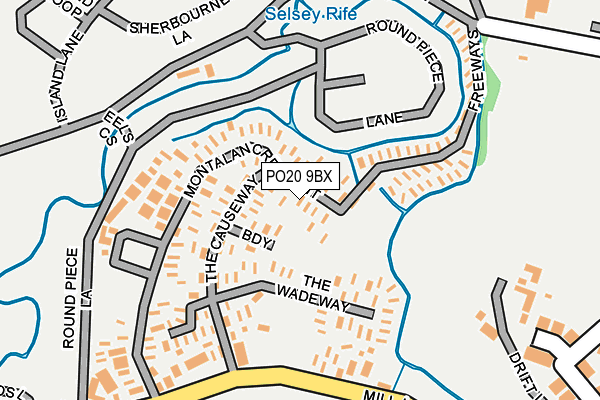 PO20 9BX map - OS OpenMap – Local (Ordnance Survey)