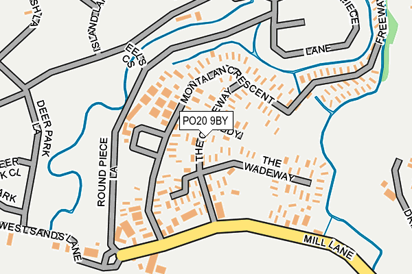 PO20 9BY map - OS OpenMap – Local (Ordnance Survey)