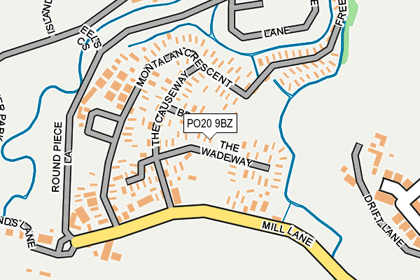 PO20 9BZ map - OS OpenMap – Local (Ordnance Survey)