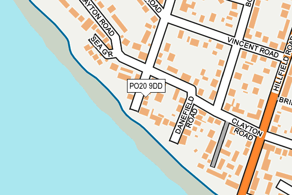 PO20 9DD map - OS OpenMap – Local (Ordnance Survey)
