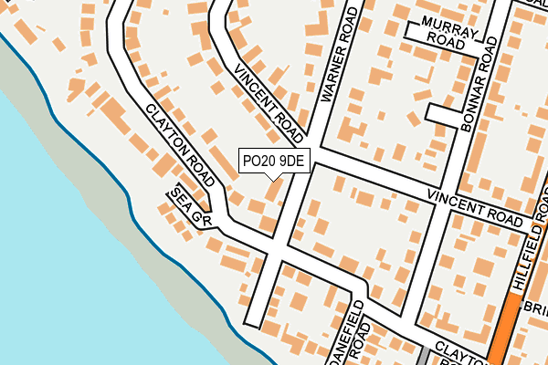 PO20 9DE map - OS OpenMap – Local (Ordnance Survey)