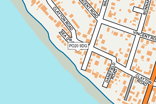 PO20 9DG map - OS OpenMap – Local (Ordnance Survey)