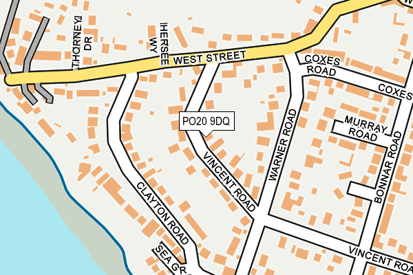 PO20 9DQ map - OS OpenMap – Local (Ordnance Survey)