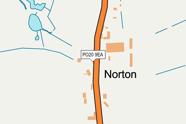 PO20 9EA map - OS OpenMap – Local (Ordnance Survey)