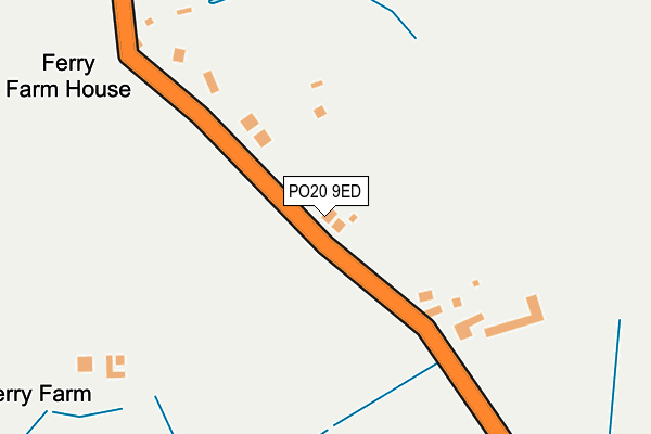 PO20 9ED map - OS OpenMap – Local (Ordnance Survey)