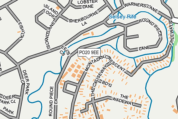 PO20 9EE map - OS OpenMap – Local (Ordnance Survey)