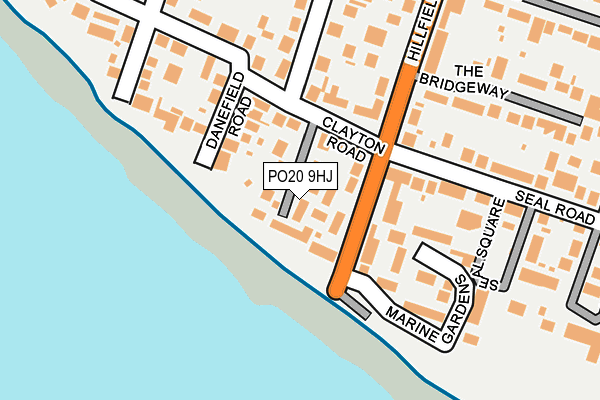 PO20 9HJ map - OS OpenMap – Local (Ordnance Survey)