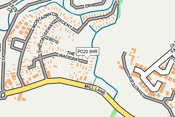 PO20 9HR map - OS OpenMap – Local (Ordnance Survey)