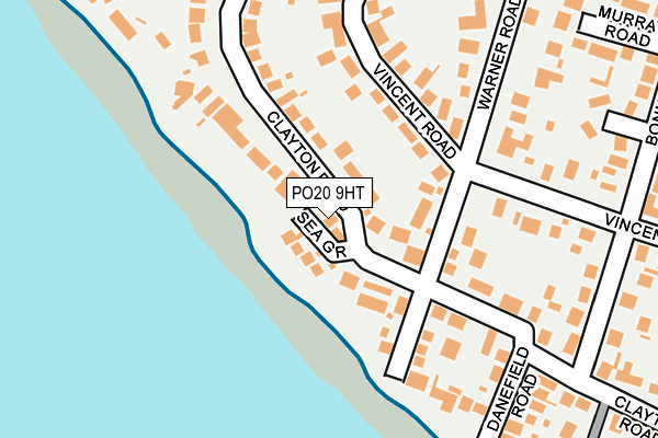 PO20 9HT map - OS OpenMap – Local (Ordnance Survey)