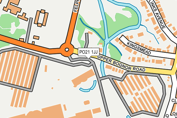 PO21 1JJ map - OS OpenMap – Local (Ordnance Survey)