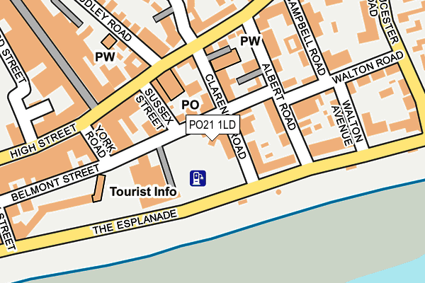 PO21 1LD map - OS OpenMap – Local (Ordnance Survey)