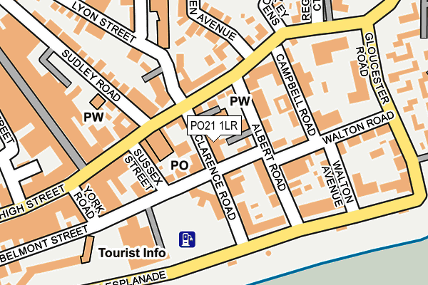 PO21 1LR map - OS OpenMap – Local (Ordnance Survey)