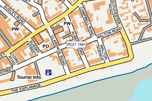 PO21 1NH map - OS OpenMap – Local (Ordnance Survey)