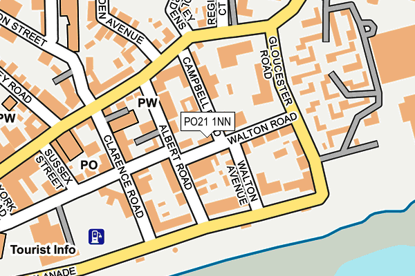 PO21 1NN map - OS OpenMap – Local (Ordnance Survey)