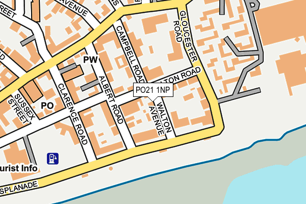 PO21 1NP map - OS OpenMap – Local (Ordnance Survey)
