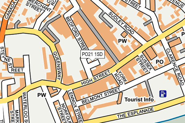 PO21 1SD map - OS OpenMap – Local (Ordnance Survey)