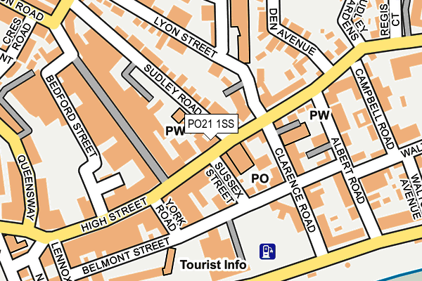 PO21 1SS map - OS OpenMap – Local (Ordnance Survey)