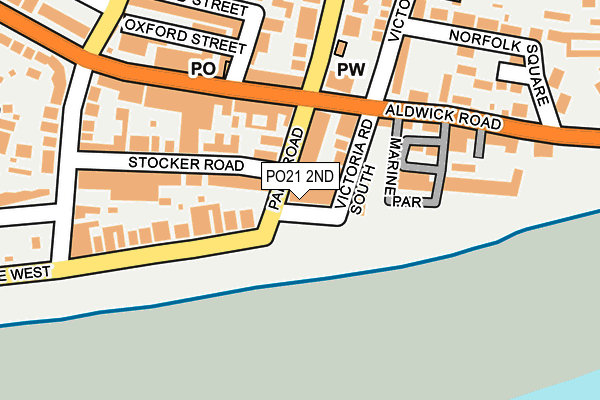 PO21 2ND map - OS OpenMap – Local (Ordnance Survey)