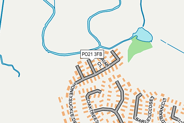 PO21 3FB map - OS OpenMap – Local (Ordnance Survey)