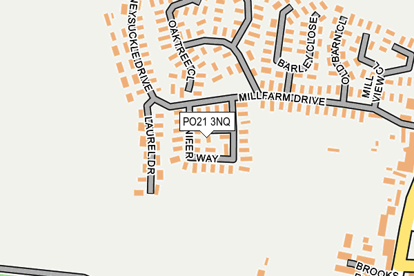 PO21 3NQ map - OS OpenMap – Local (Ordnance Survey)