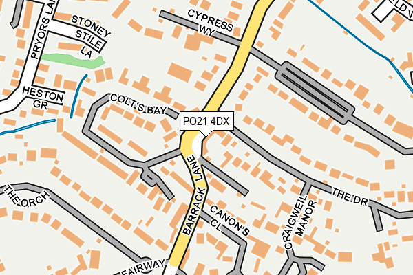 Map of W ROBINSON PROPERTY SERVICES LIMITED at local scale