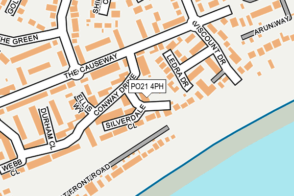 PO21 4PH map - OS OpenMap – Local (Ordnance Survey)