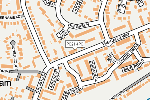 PO21 4PQ map - OS OpenMap – Local (Ordnance Survey)