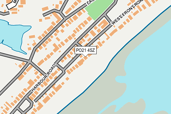 PO21 4SZ map - OS OpenMap – Local (Ordnance Survey)