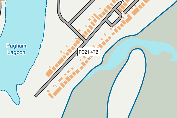 PO21 4TB map - OS OpenMap – Local (Ordnance Survey)