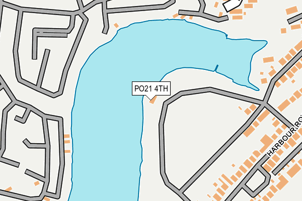 PO21 4TH map - OS OpenMap – Local (Ordnance Survey)