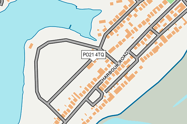 PO21 4TQ map - OS OpenMap – Local (Ordnance Survey)