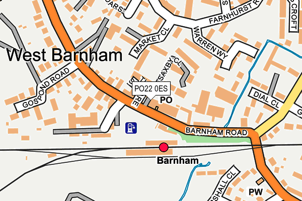 Map of BARNHAM OPTICAL LTD at local scale