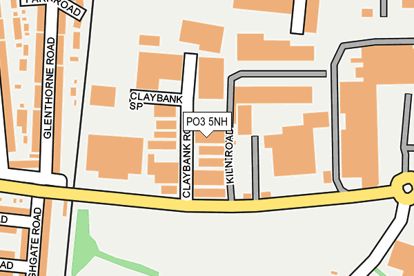 PO3 5NH map - OS OpenMap – Local (Ordnance Survey)