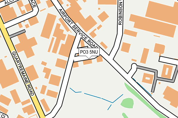 PO3 5NU map - OS OpenMap – Local (Ordnance Survey)