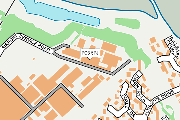 PO3 5PJ map - OS OpenMap – Local (Ordnance Survey)