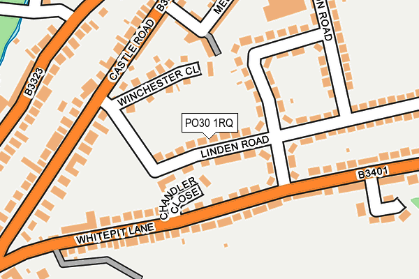 PO30 1RQ map - OS OpenMap – Local (Ordnance Survey)