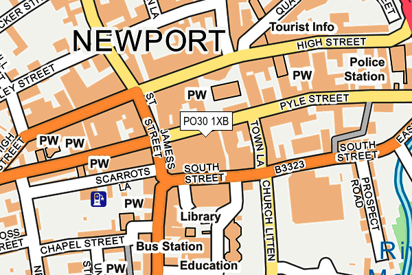 Map of WYLD EVENTS (PORTSMOUTH) LIMITED at local scale