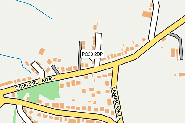 PO30 2DP map - OS OpenMap – Local (Ordnance Survey)