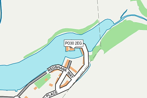 PO30 2EG map - OS OpenMap – Local (Ordnance Survey)