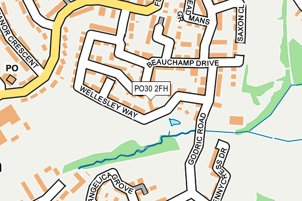 PO30 2FH map - OS OpenMap – Local (Ordnance Survey)