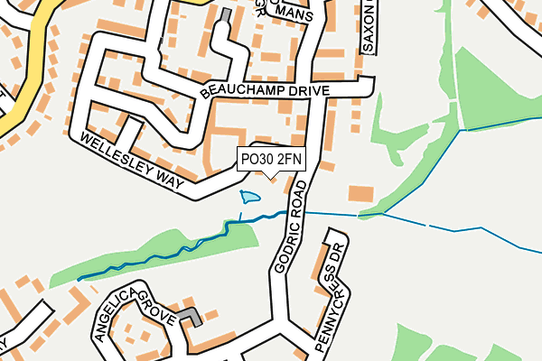 PO30 2FN map - OS OpenMap – Local (Ordnance Survey)