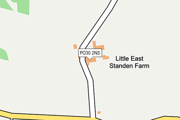 PO30 2NS map - OS OpenMap – Local (Ordnance Survey)