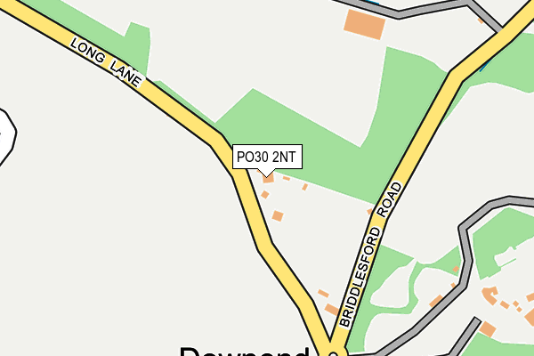 PO30 2NT map - OS OpenMap – Local (Ordnance Survey)