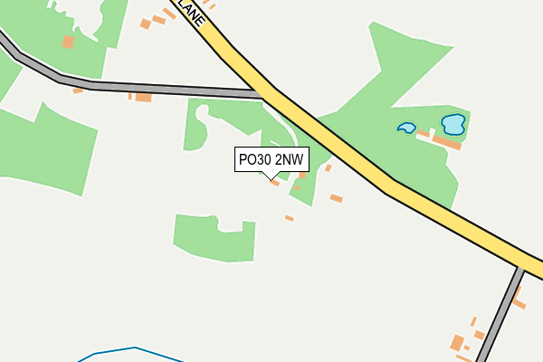 PO30 2NW map - OS OpenMap – Local (Ordnance Survey)