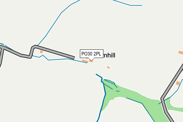 PO30 2PL map - OS OpenMap – Local (Ordnance Survey)