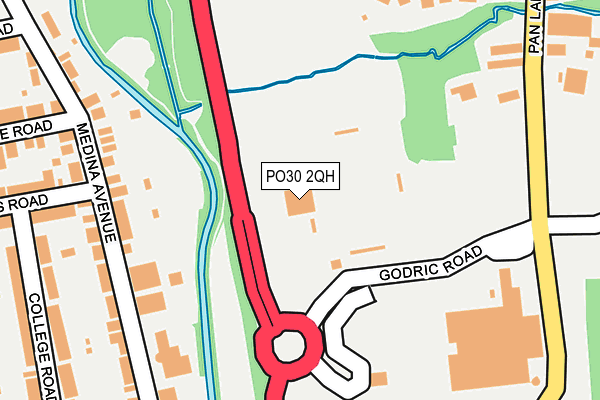 PO30 2QH map - OS OpenMap – Local (Ordnance Survey)