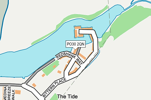 PO30 2QN map - OS OpenMap – Local (Ordnance Survey)