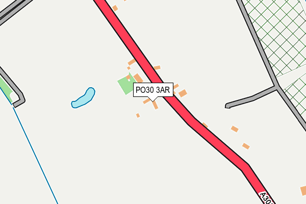 PO30 3AR map - OS OpenMap – Local (Ordnance Survey)