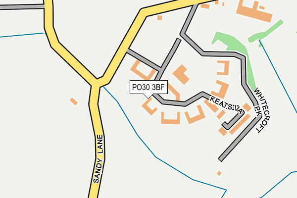 PO30 3BF map - OS OpenMap – Local (Ordnance Survey)
