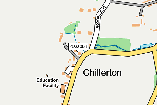 PO30 3BR map - OS OpenMap – Local (Ordnance Survey)